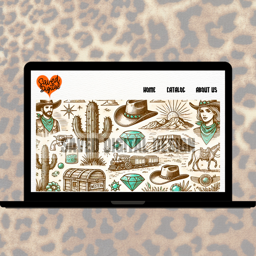 WESTERN ABSTRACT FACEBOOK/WEBSITE BANNER