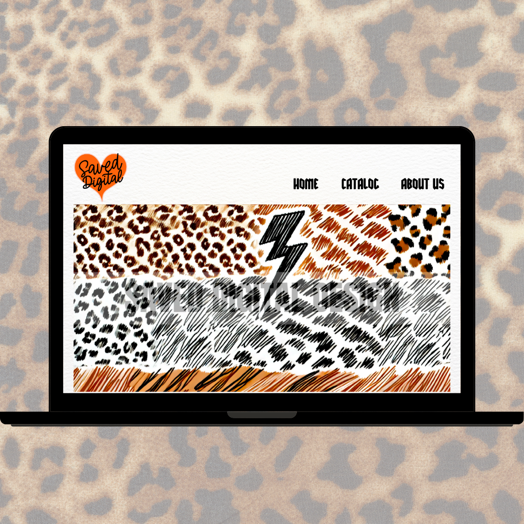 ANIMAL PATTERN ABSTRACT FACEBOOK/WEBSITE BANNER