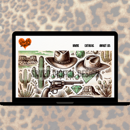 WESTERN ABSTRACT FACEBOOK/WEBSITE BANNER