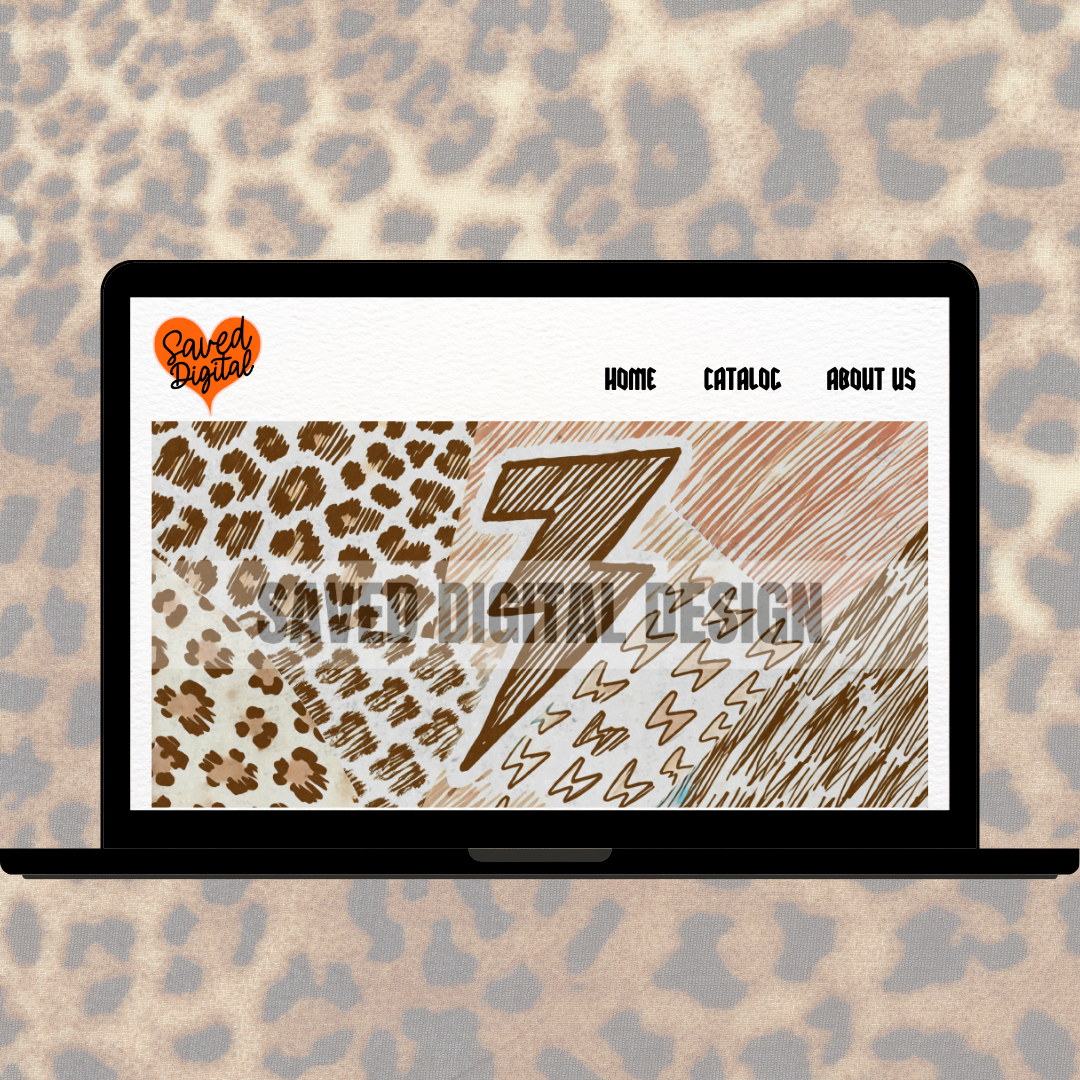 ANIMAL PATTERN ABSTRACT FACEBOOK/WEBSITE BANNER