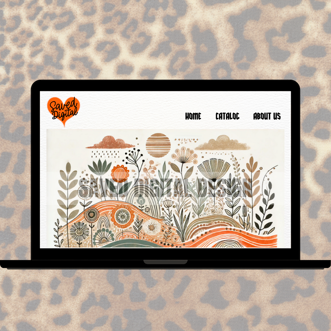 BOHO PATTERN ABSTRACT FACEBOOK/WEBSITE BANNER