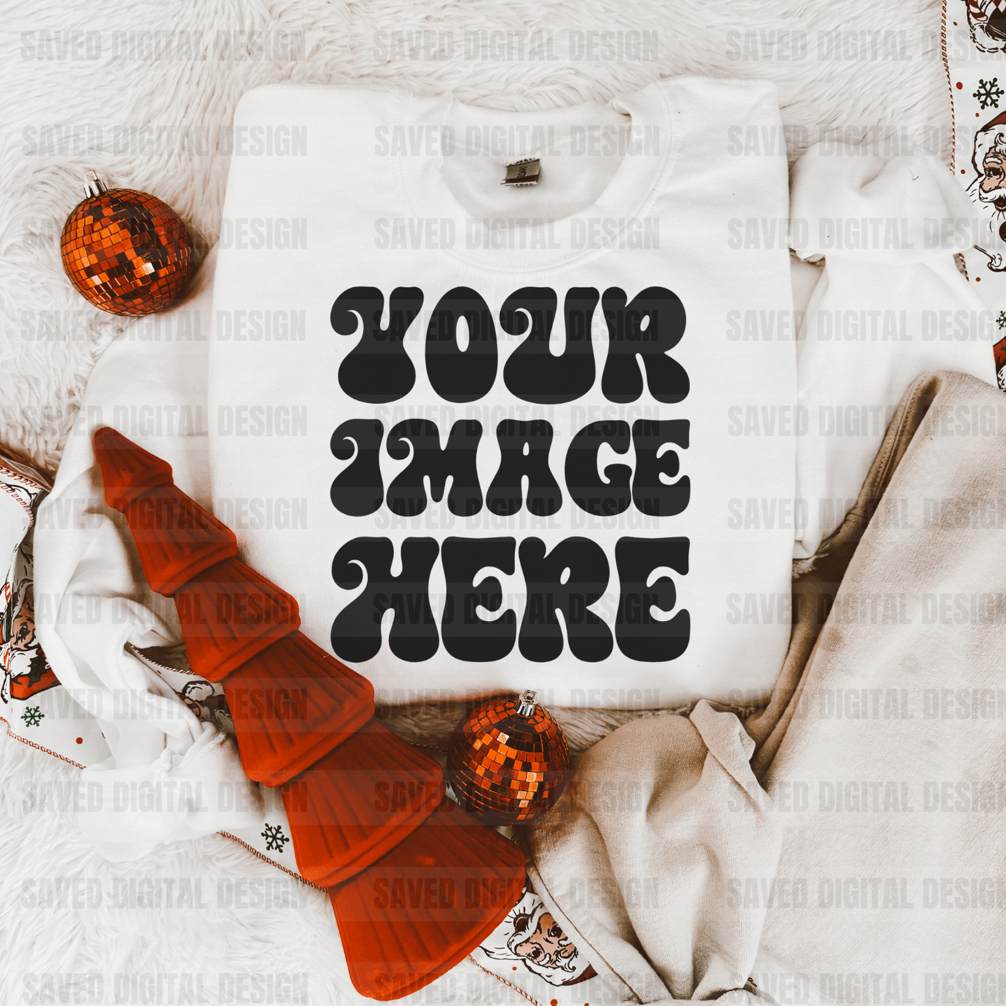 CHRISTMAS MOCK BUNDLE + FREE ADVERTISEMENT BLANK (9 mocks)