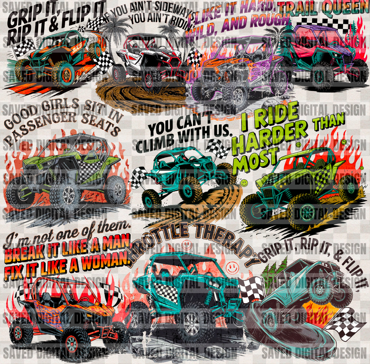 SXS OFF ROAD group + SINGLES DROPDOWN