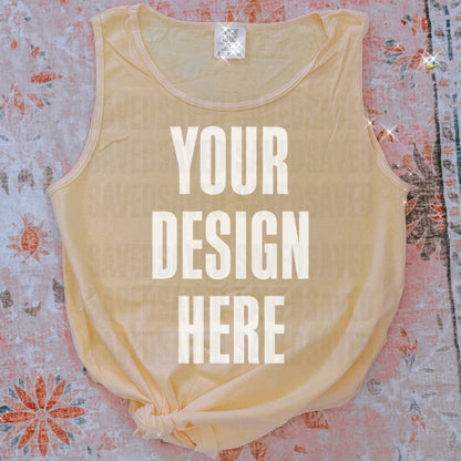 COMFORT COLORS TANK TOP MOCK BUNDLE OF 6