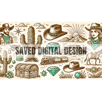 WESTERN ABSTRACT FACEBOOK/WEBSITE BANNER