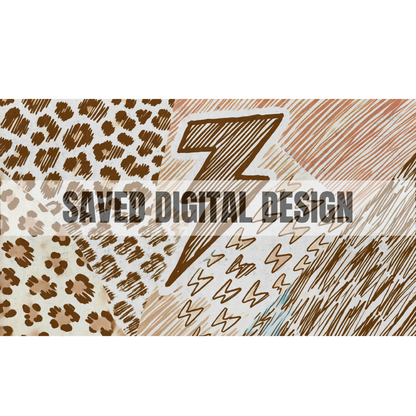 ANIMAL PATTERN ABSTRACT FACEBOOK/WEBSITE BANNER