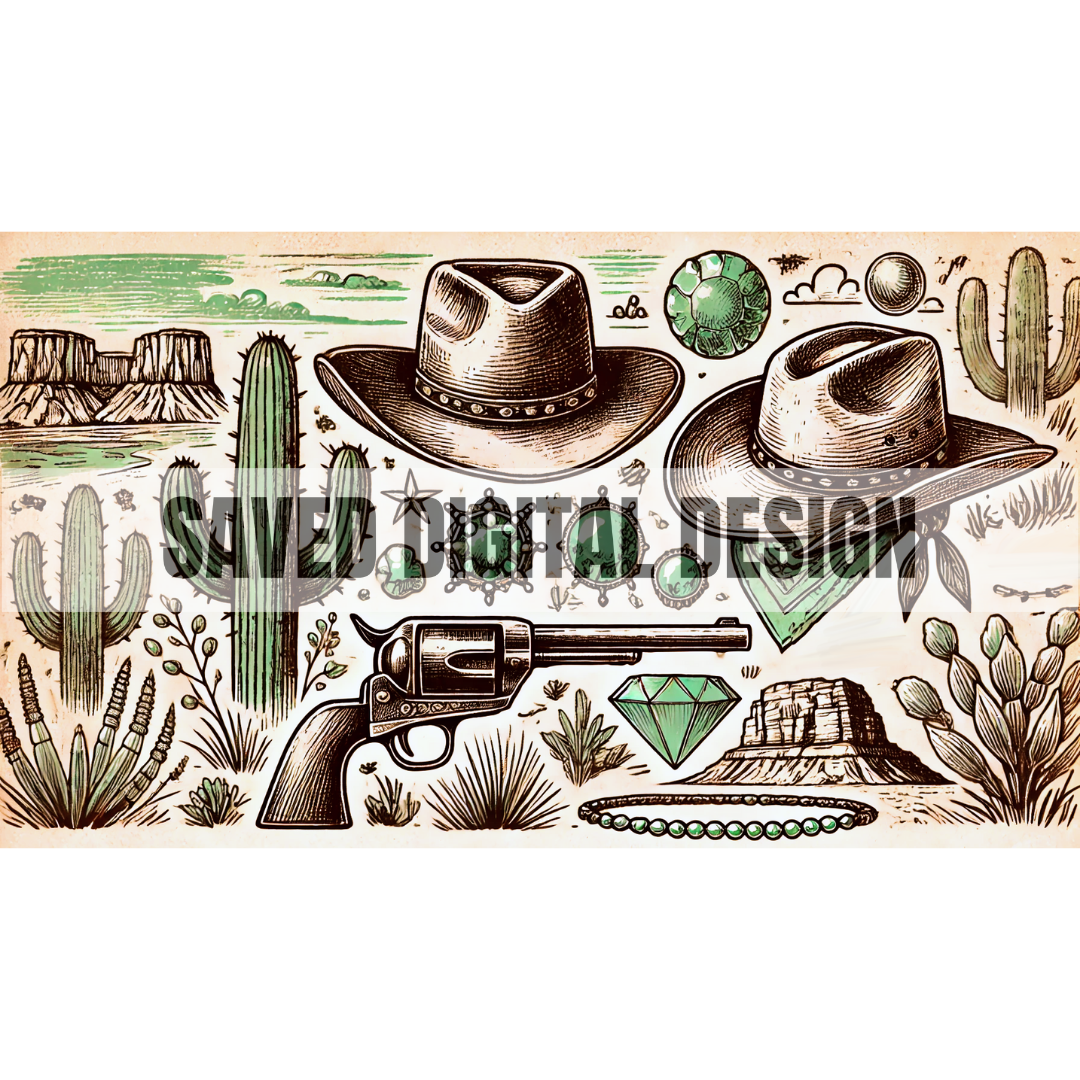WESTERN ABSTRACT FACEBOOK/WEBSITE BANNER