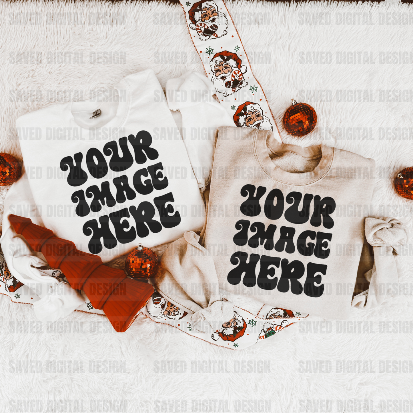 CHRISTMAS MOCK BUNDLE + FREE ADVERTISEMENT BLANK (9 mocks)