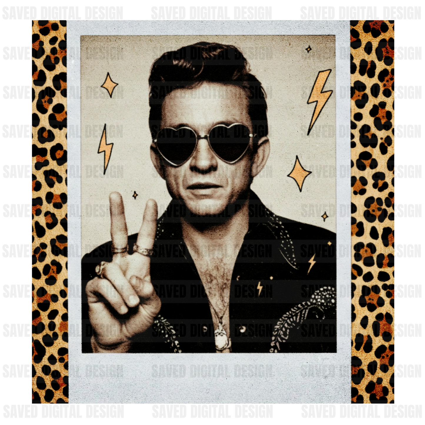 JOHNNY POLAROID LEOPARD
