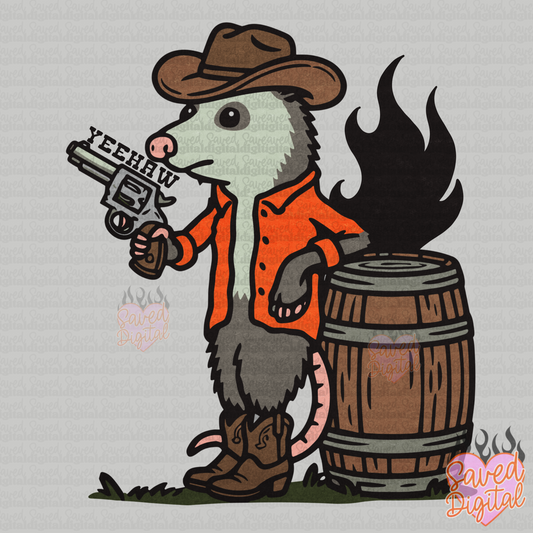 YEEHAW POSSUM