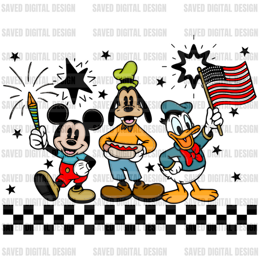 MICK DONALD GOOFY 4TH OF JULY