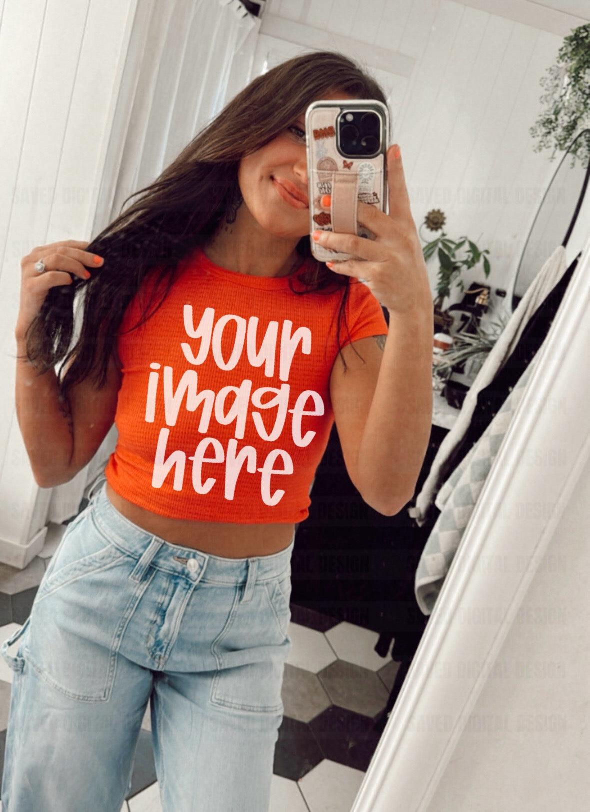 RED BABY T-SHIRT MOCK UNBRANDED