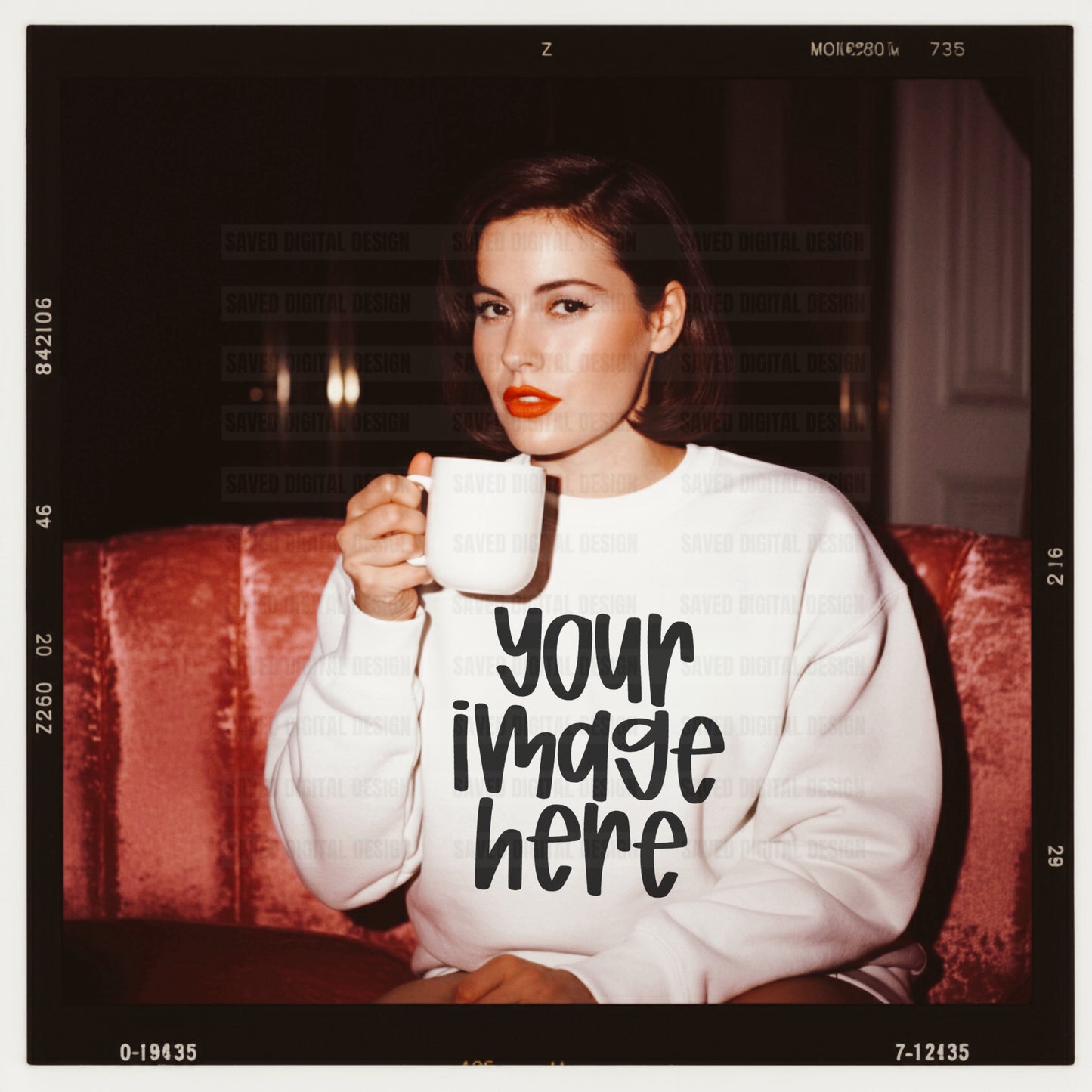 UNBRANDED WHITE SWEATSHIRT MOCK