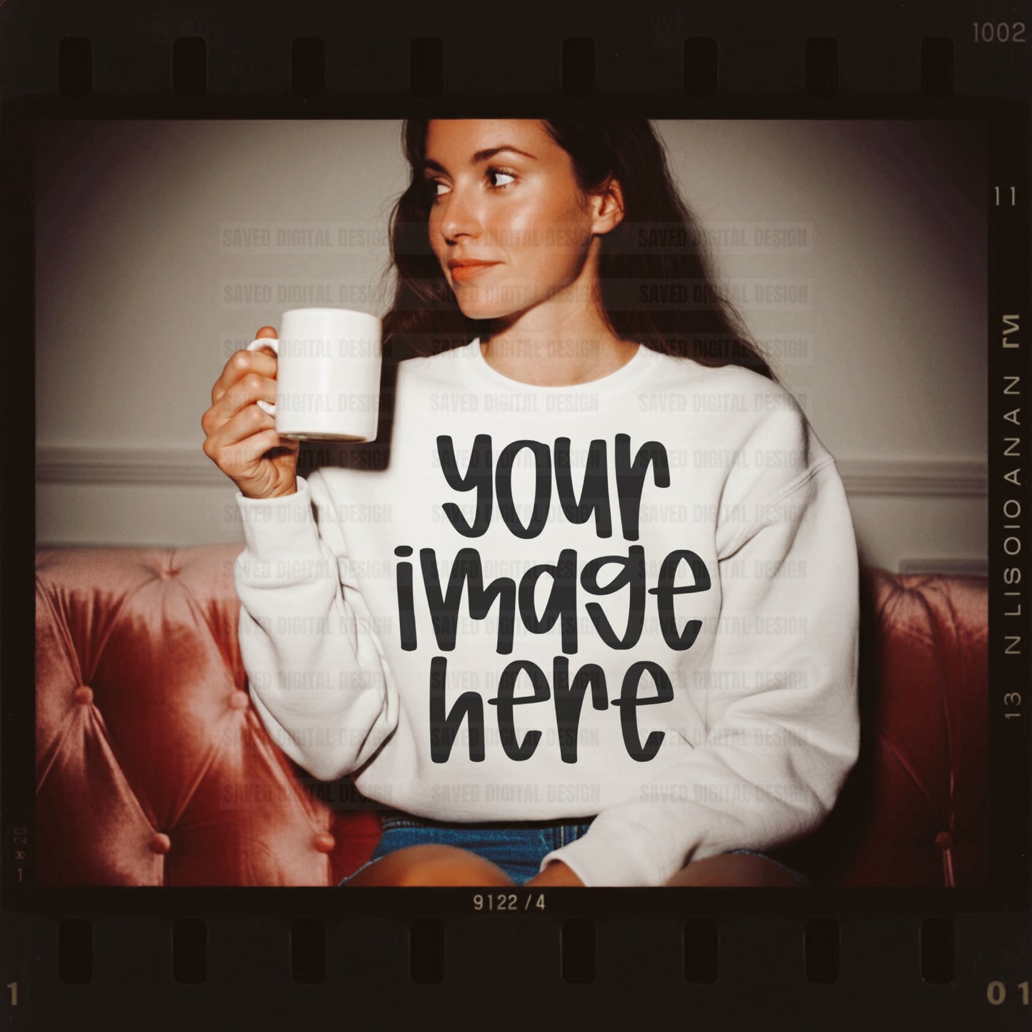 UNBRANDED WHITE SWEATSHIRT MOCK