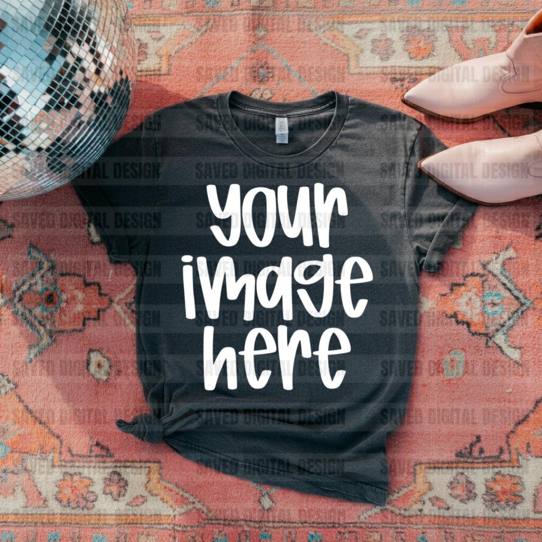 UNBRANDED BLACK T-SHIRT MOCK