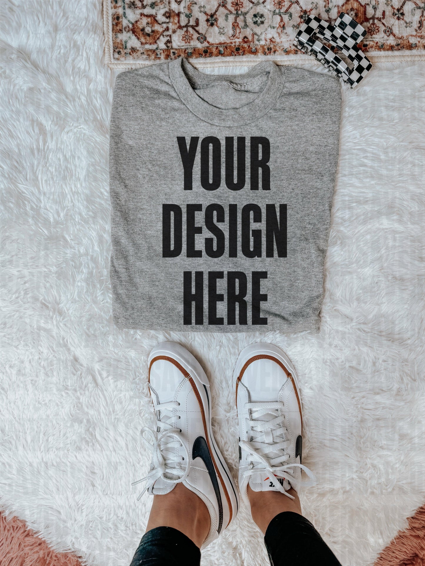 GREY/ASH TEE - THE MOST MOCK DROP