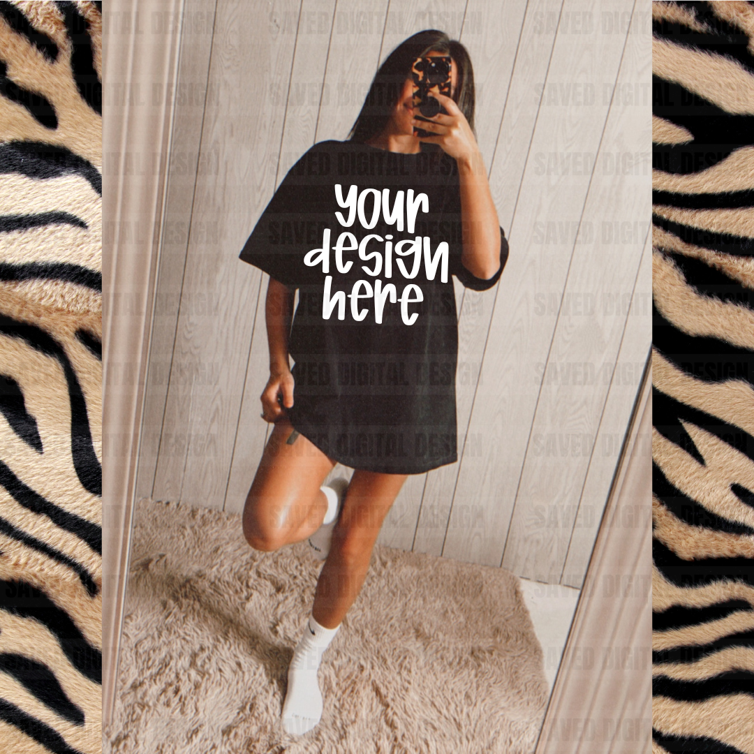 Homebody- BLACK TSHIRT MOCK BUNDLE OF 5