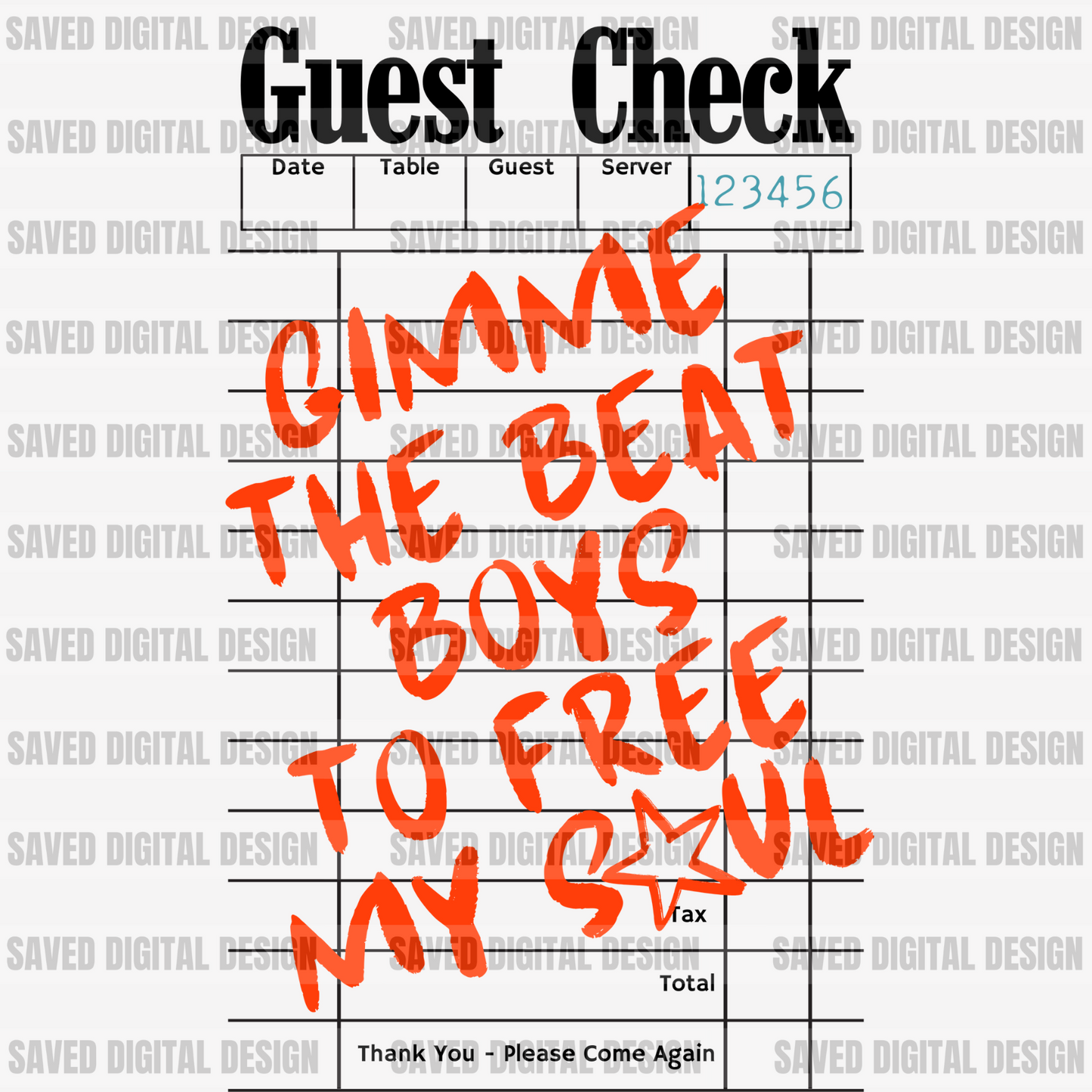 GIMME THE BEAT BOYS TO FREE MY SOUL