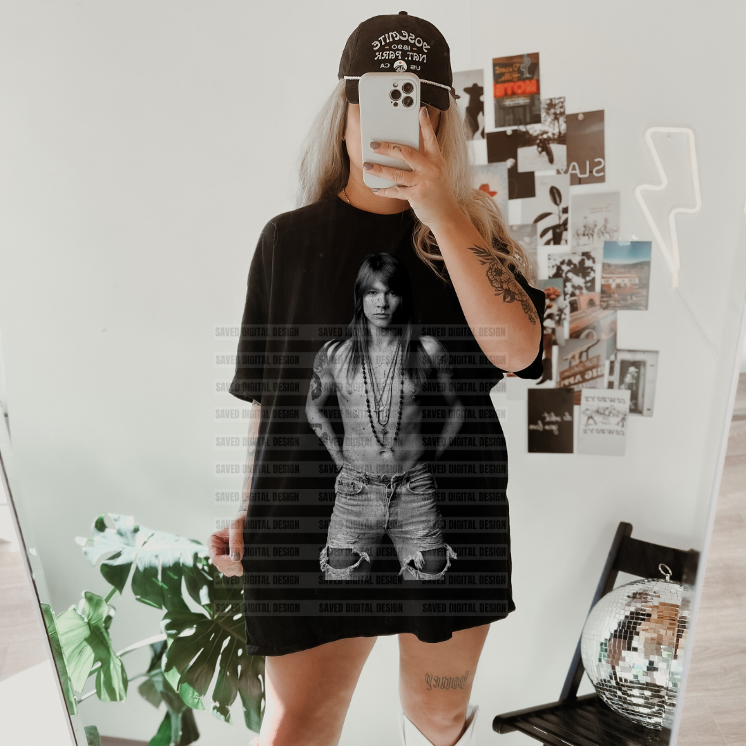 AXL ROSE DISTRESSED