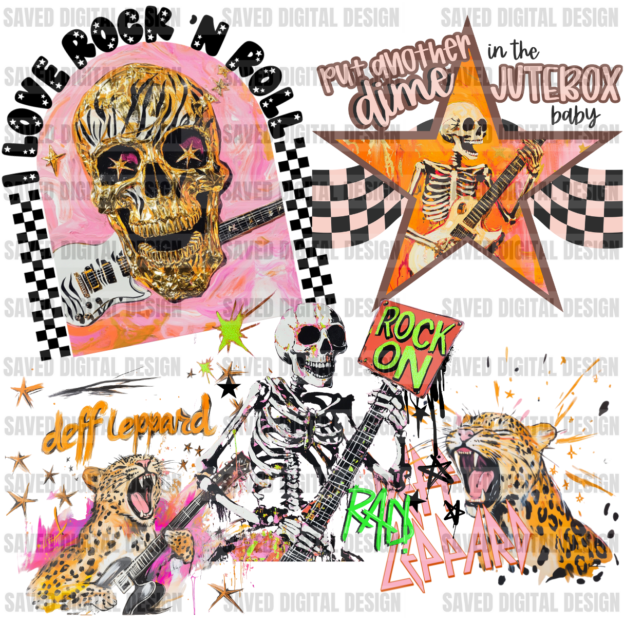 PREPPY ROCK N ROLL BUNDLE SINGLES