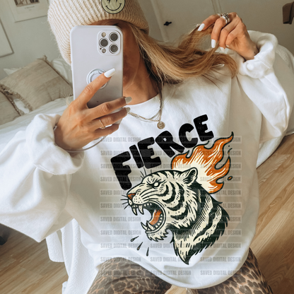 FIERCE LION HEAD