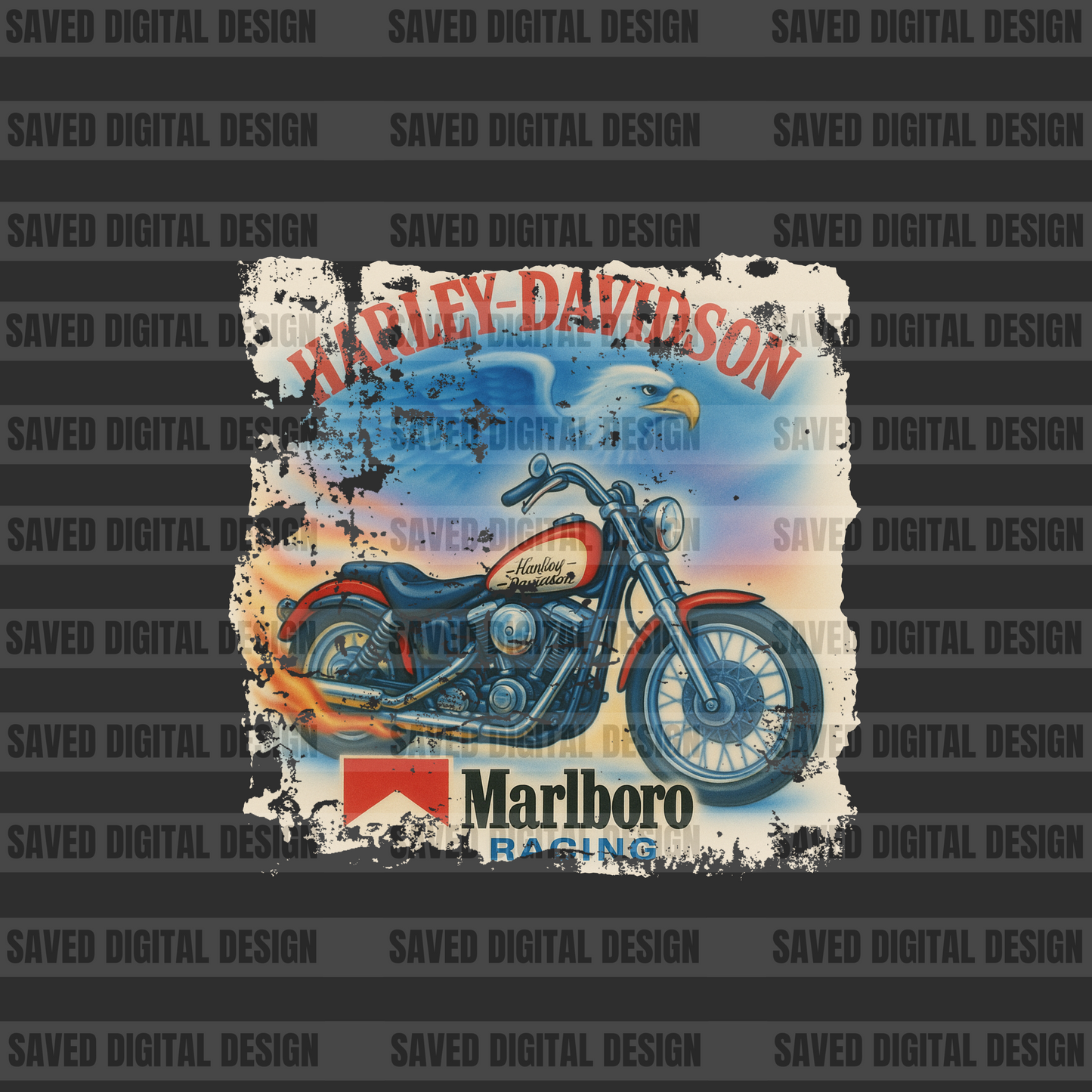 HARLEY MRLBRO DISTRESSED