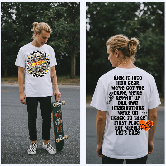 HOT WHEELS FRONT + BACK