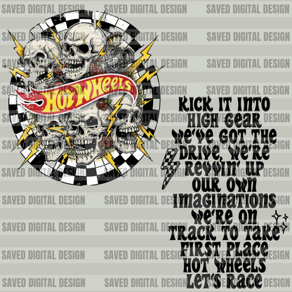 HOT WHEELS FRONT + BACK