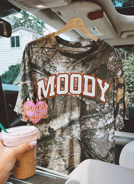 MOODY ORANGE OUTLINE
