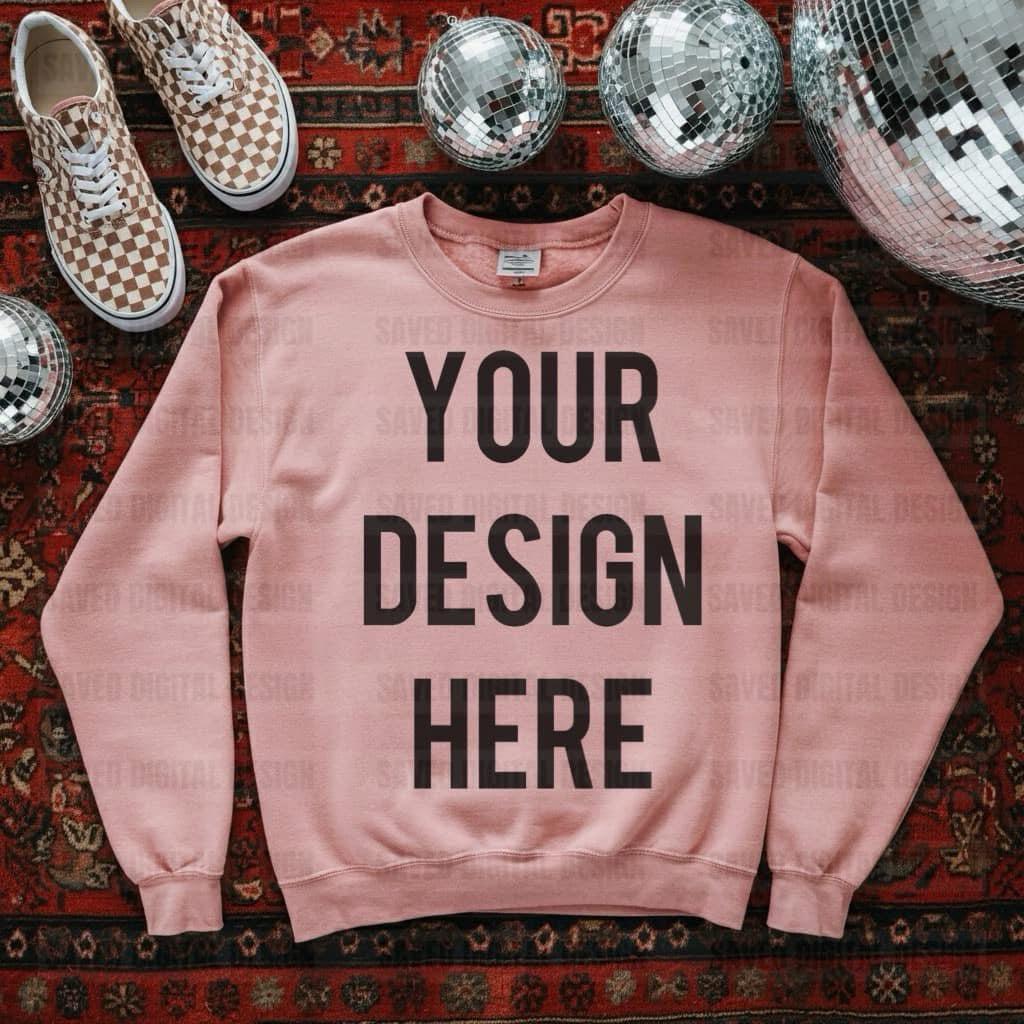 UNBRANDED LIGHT PINK SWEATSHIRT MOCK