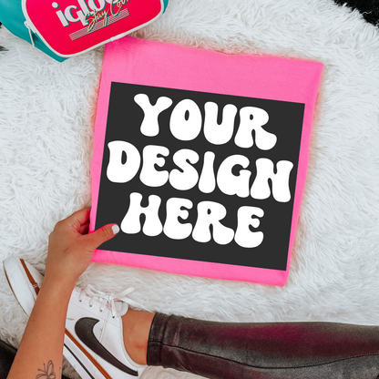 NEON PINK COMFORT COLOR LAYERED MOCK BUNDLE OF 3