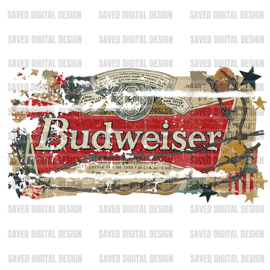 BUD BARBWIRE DISTRESSED