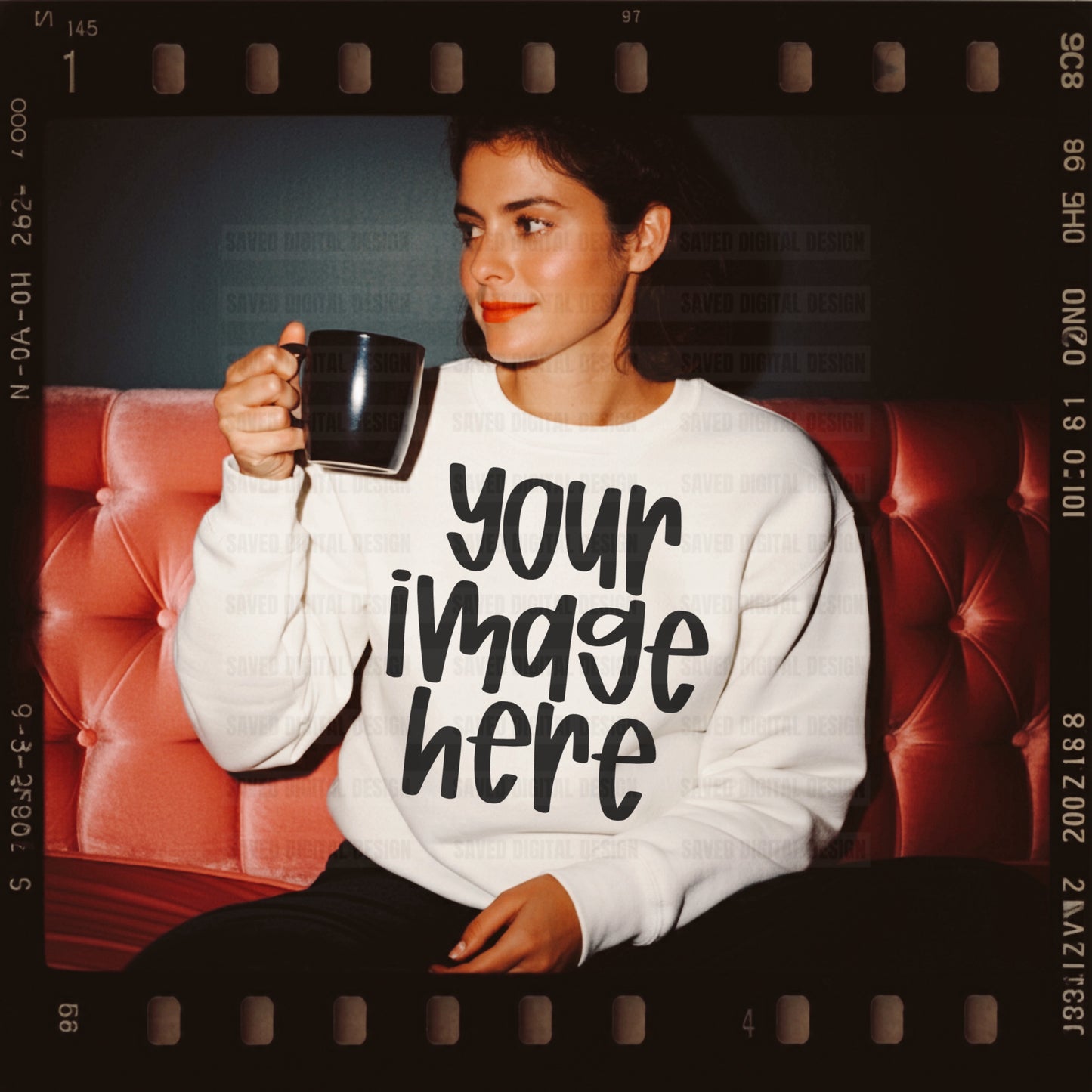 UNBRANDED WHITE SWEATSHIRT MOCK