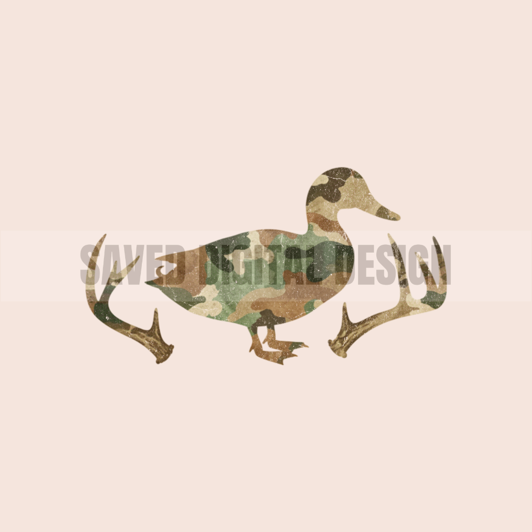 CAMO DUCK & ANTLERS