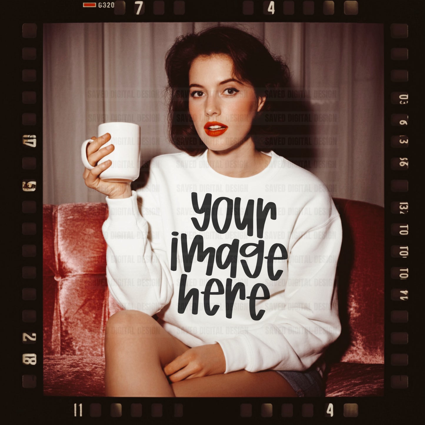 UNBRANDED WHITE SWEATSHIRT MOCK