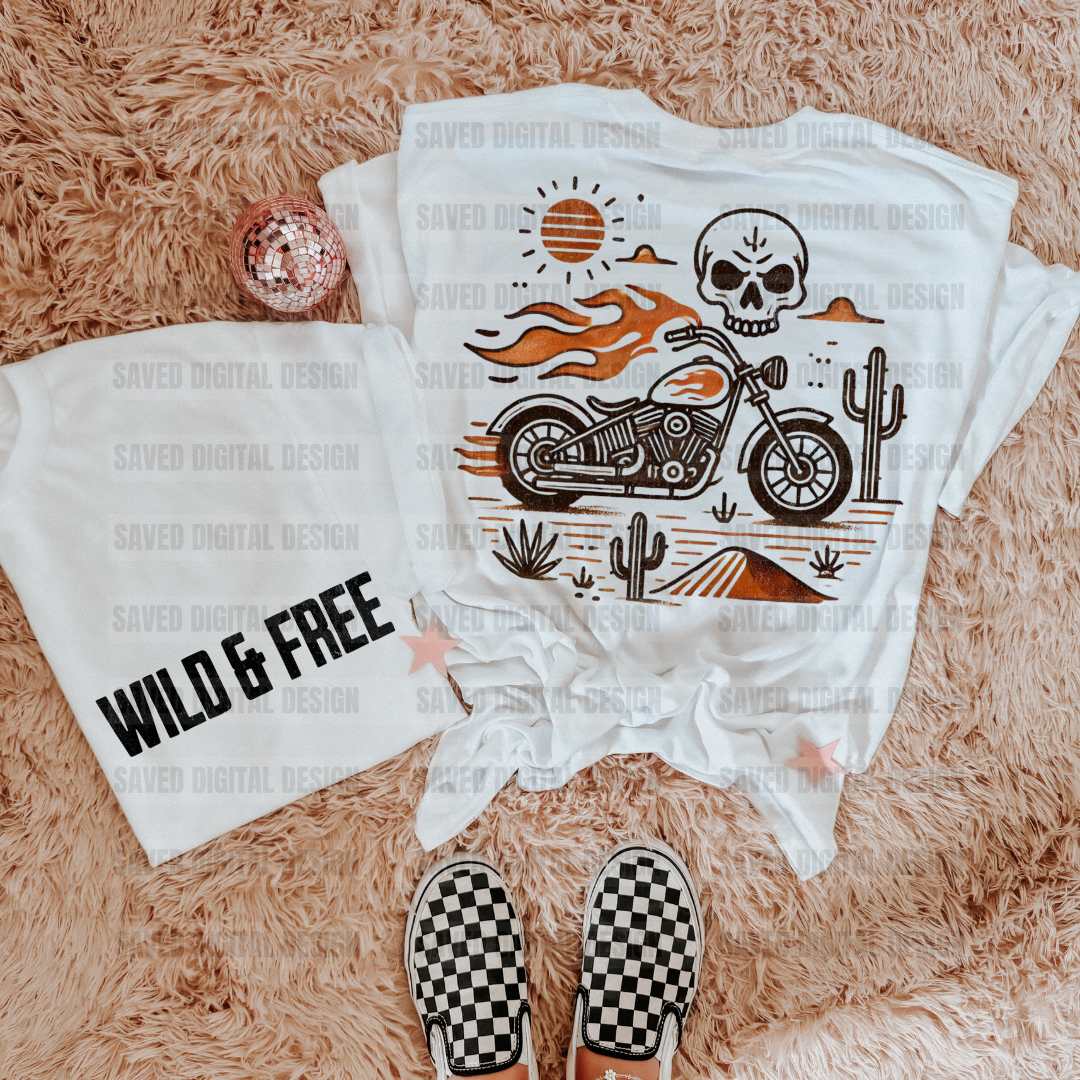 WILD AND FREE FRONT AND BACK