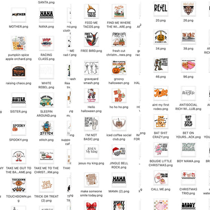 SURPRISE BUNDLE OF 101 PNG'S - NEVER BEFORE SEEN!