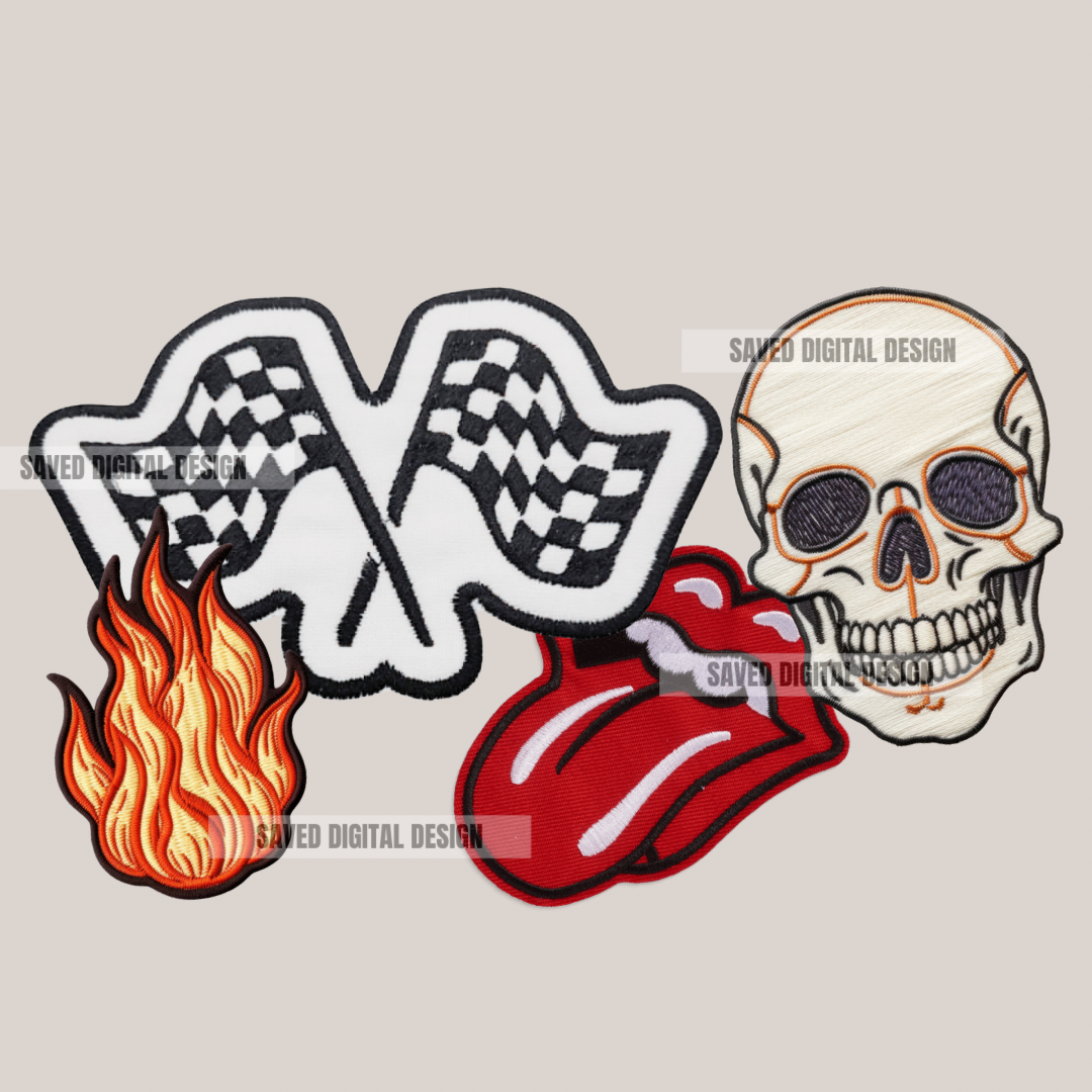 EDGY FAUX HAT PATCH CLUSTER PNG