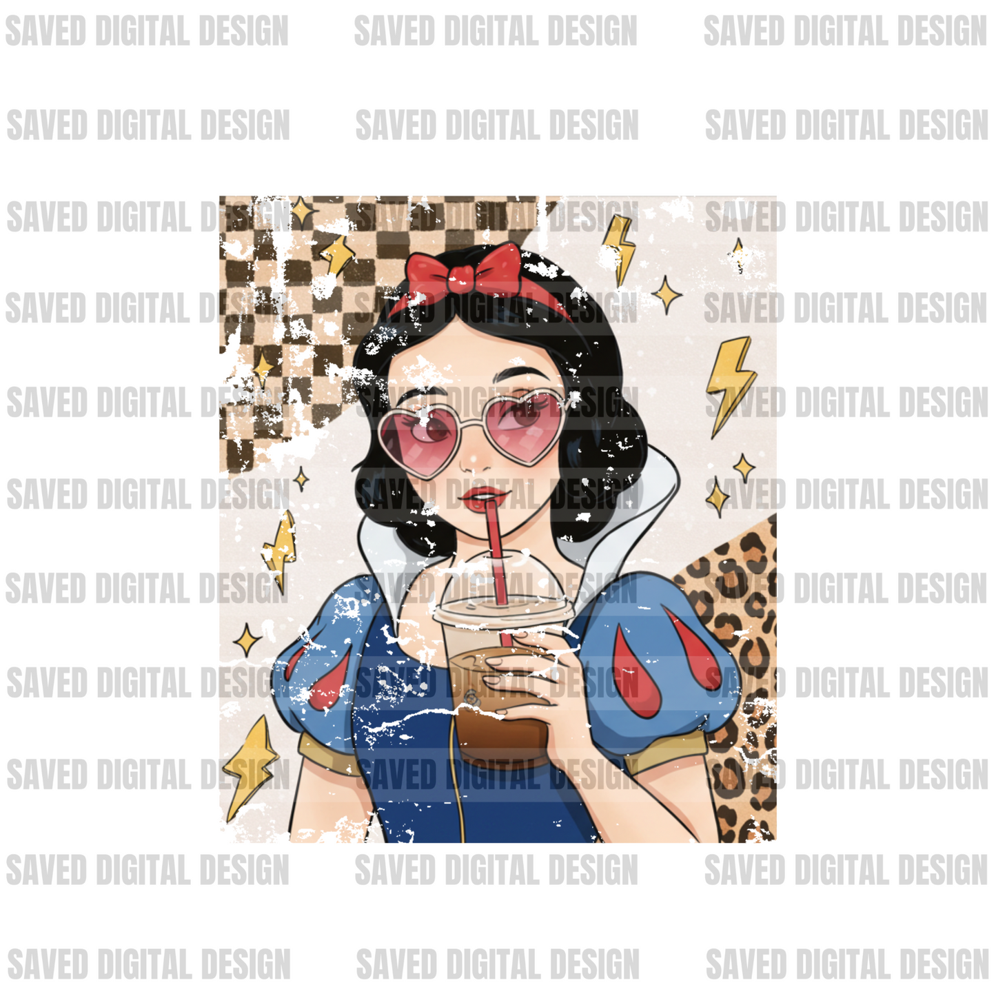 CHARACTER COFFEE CARDS - PRINCESSES - bundle