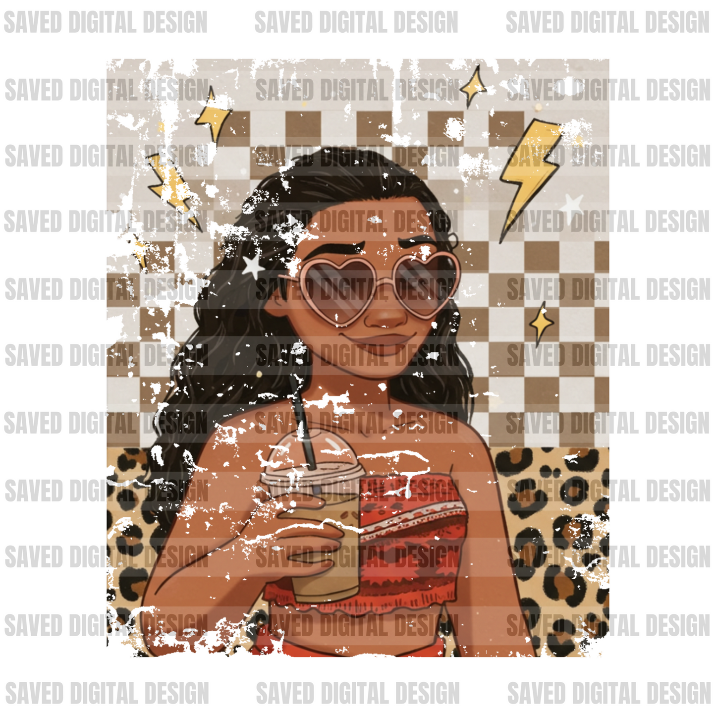 CHARACTER COFFEE CARDS - PRINCESSES - bundle
