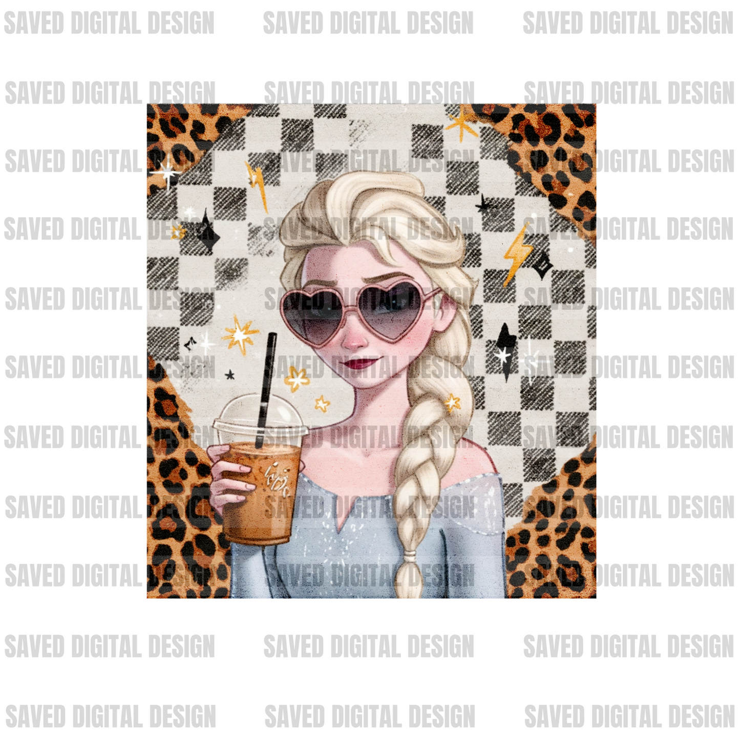 CHARACTER COFFEE CARDS - PRINCESSES - bundle