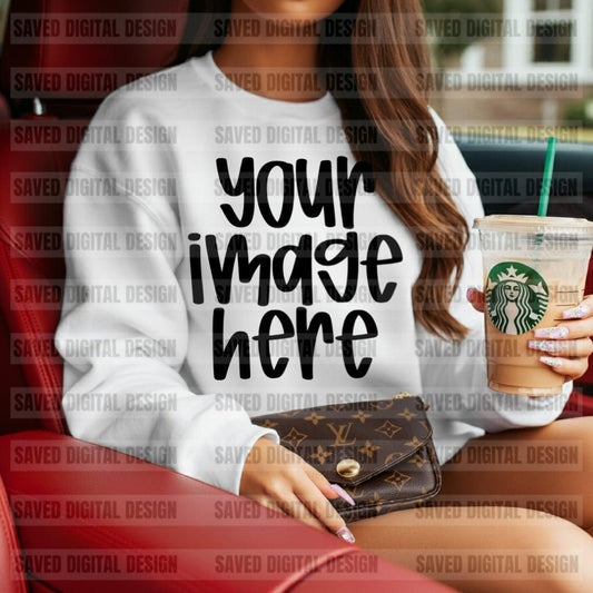 UNBRANDED WHITE SWEATSHIRT MOCK