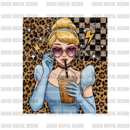 CHARACTER COFFEE CARDS - PRINCESSES - bundle
