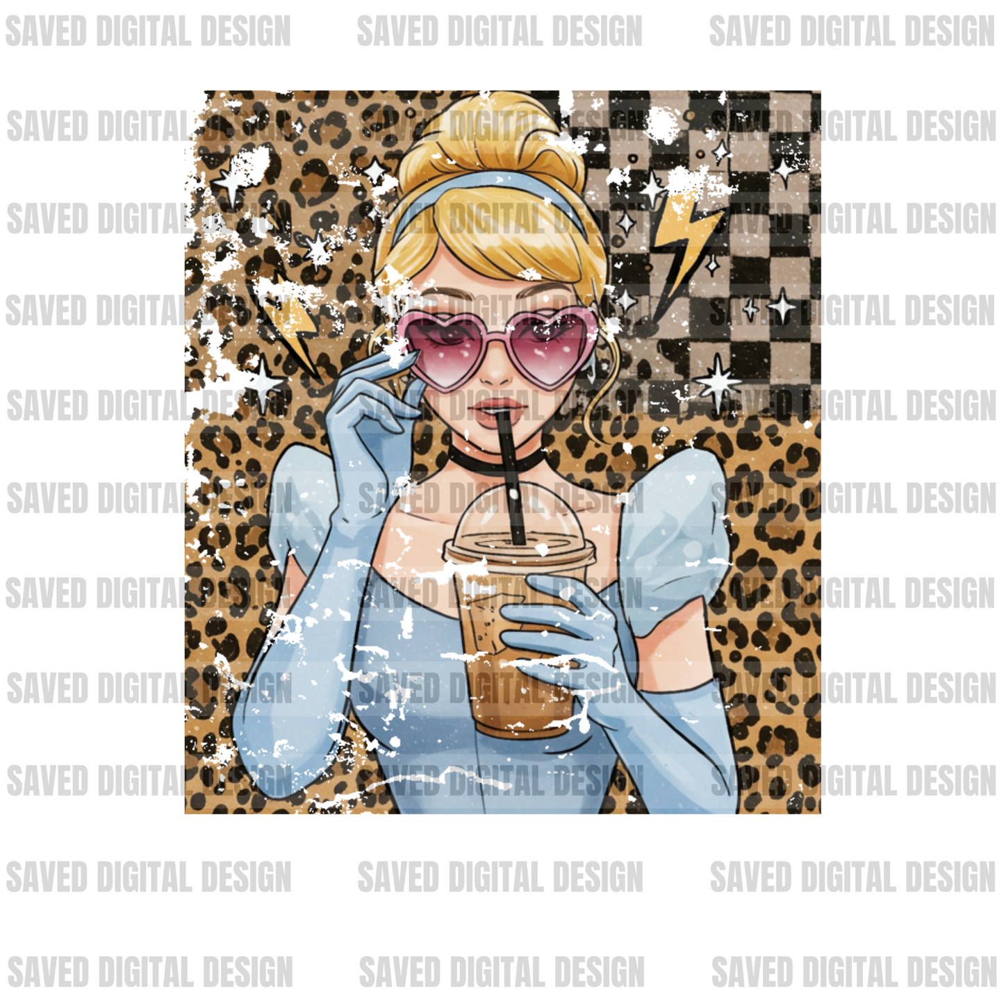 CHARACTER COFFEE CARDS - PRINCESSES - bundle