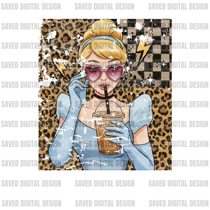 CHARACTER COFFEE CARDS - PRINCESSES - bundle