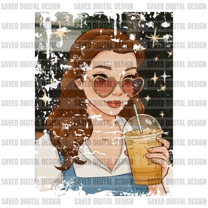 CHARACTER COFFEE CARDS - PRINCESSES - bundle