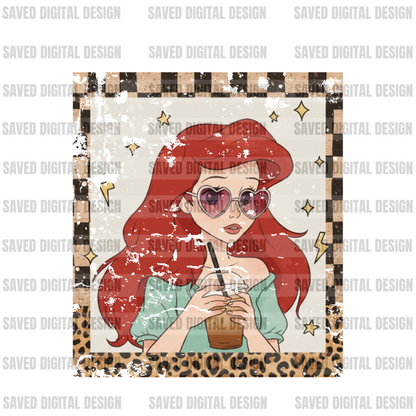 CHARACTER COFFEE CARDS - PRINCESSES - bundle