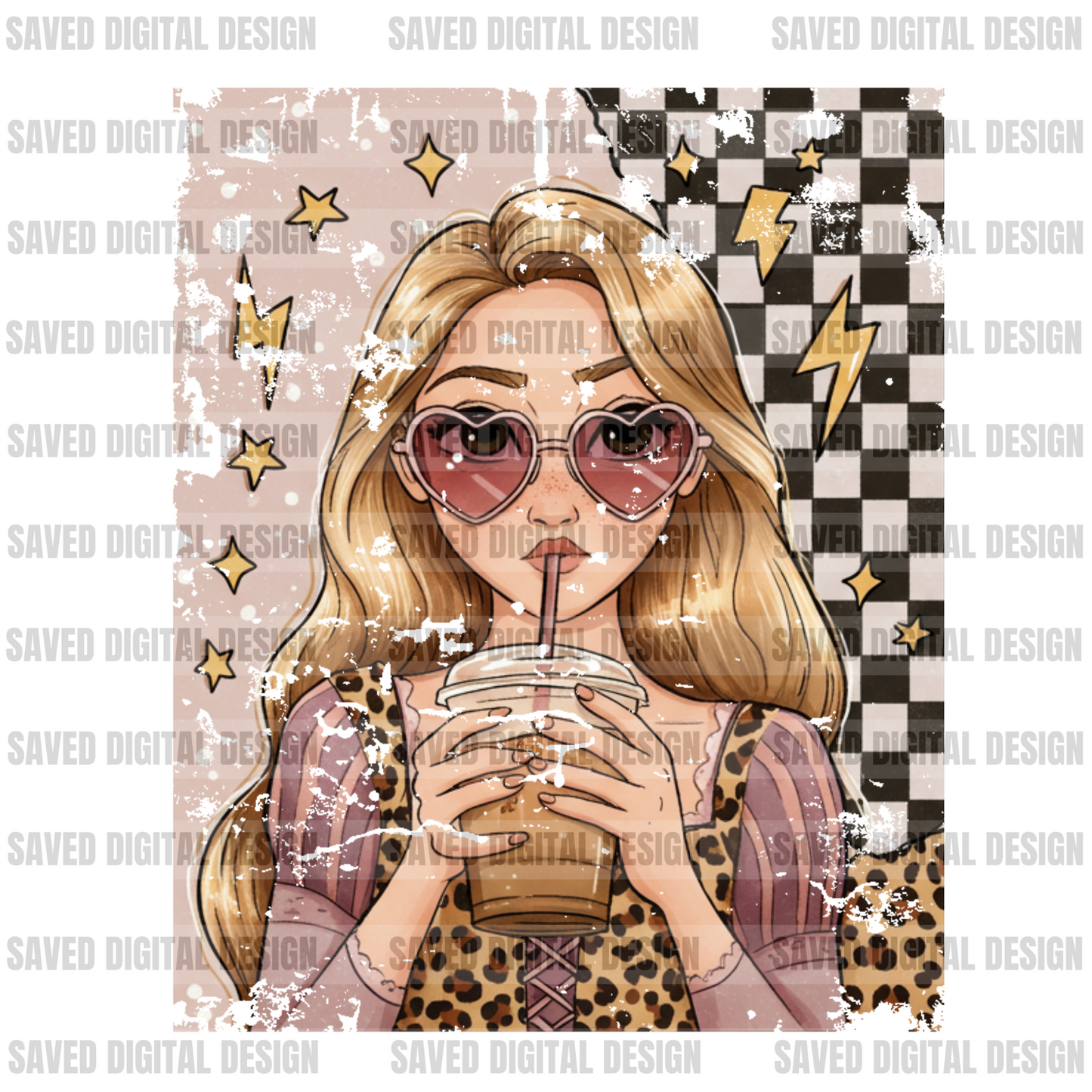CHARACTER COFFEE CARDS - PRINCESSES - bundle