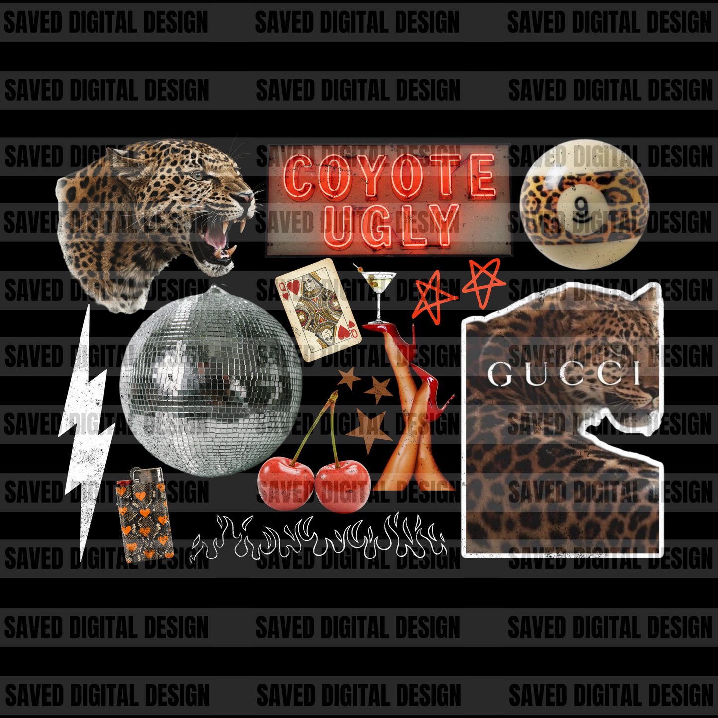 COYOTE UGLY COLLAGE