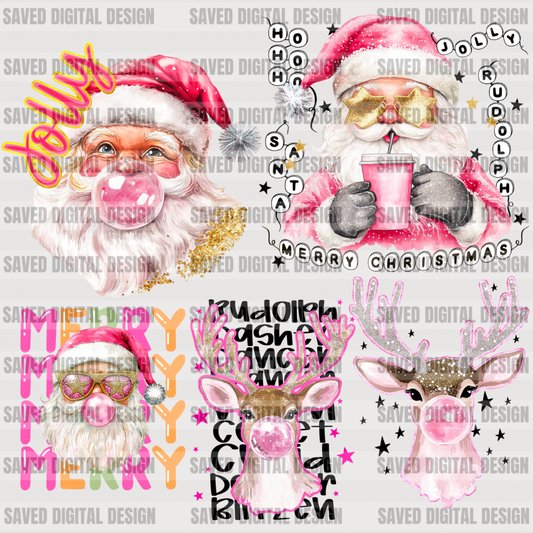 PREPPY CHRISTMAS BUNDLE OF 5